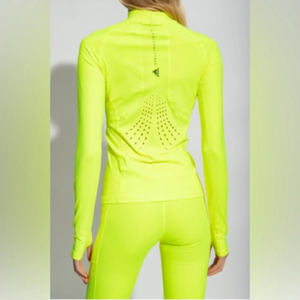 Adidas by Stella McCartney Neon Yellow Sweater - Picture 1 of 11